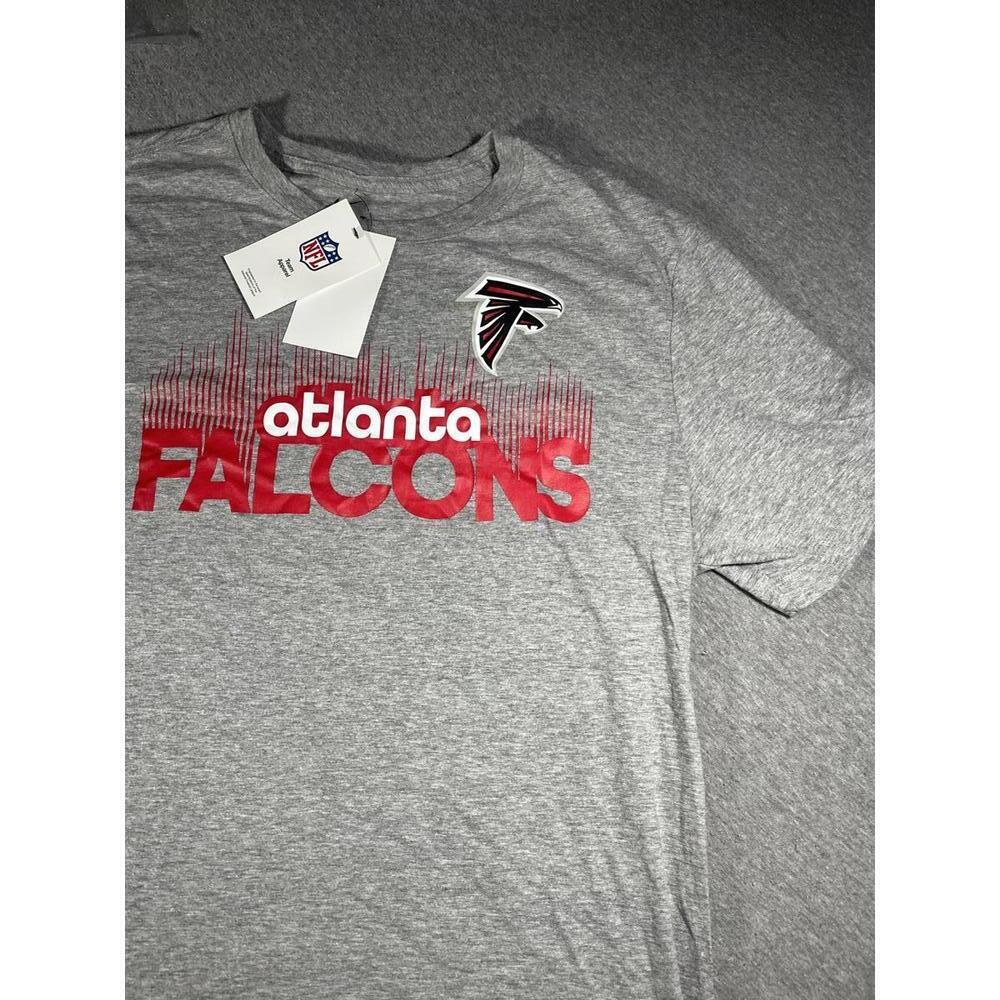 New with tags Atlanta Falcons Men’s Medium NFL Sports Gray Graphic T-Shirt - Picture 1 of 8